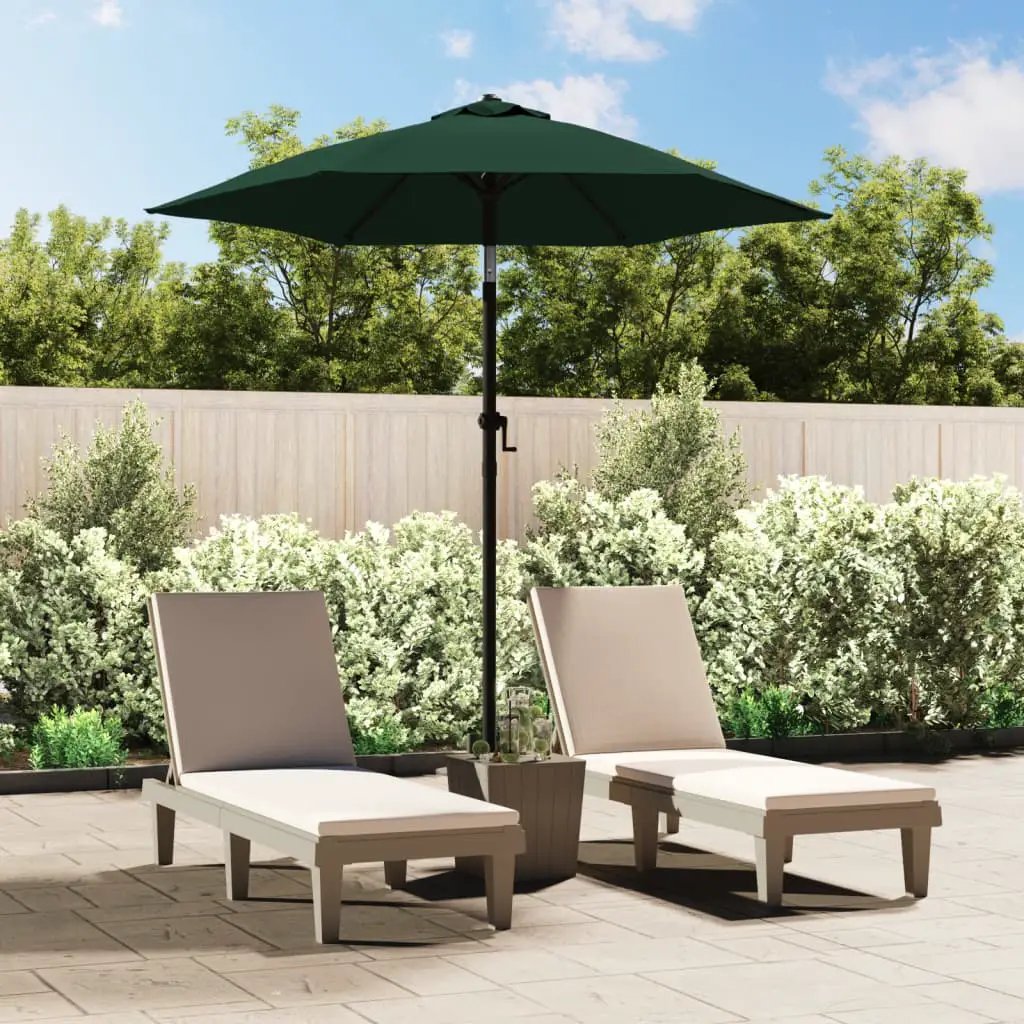 vidaXL vidaXL Garden Parasol Burgundy 200x224 cm Aluminium - Parasol