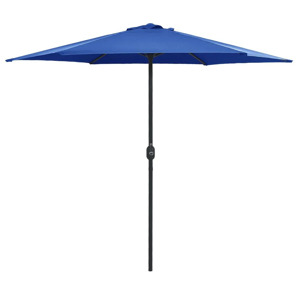 vidaXL vidaXL Garden Parasol with Aluminium Pole 270x246 cm Green - Parasol