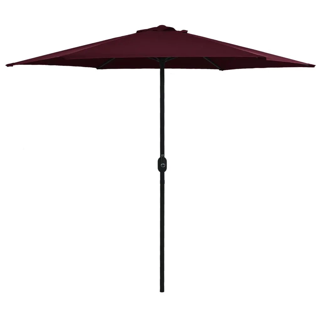 vidaXL vidaXL Garden Parasol with Aluminium Pole 270x246 cm Green - Parasol