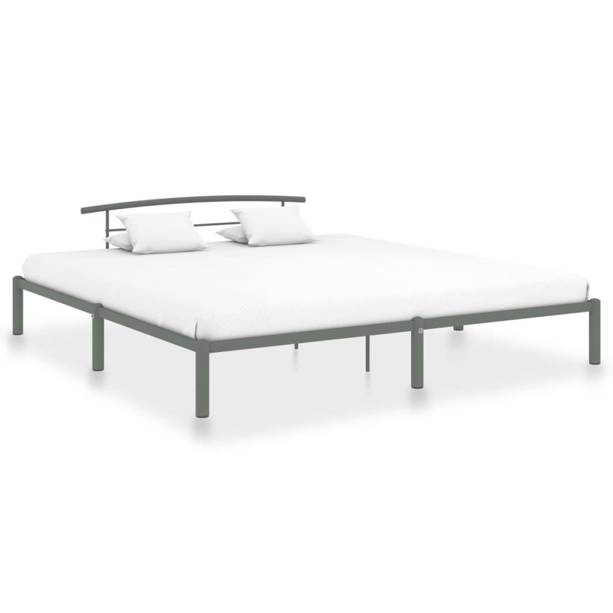 vidaXL Bed Frame | Black | Metal | Single | Classic/Traditional | Bed Frame - from vidaXL