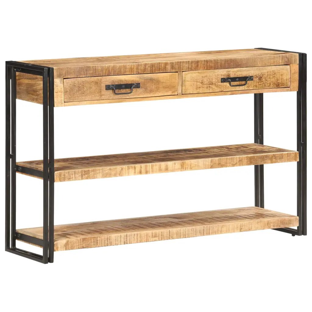vidaXL vidaXL Sideboard 120x30x75 cm Solid Rough Mango Wood - Sideboard