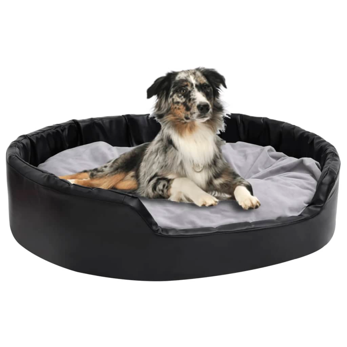 vidaXL Dog Bed | Black and Grey - from vidaXL