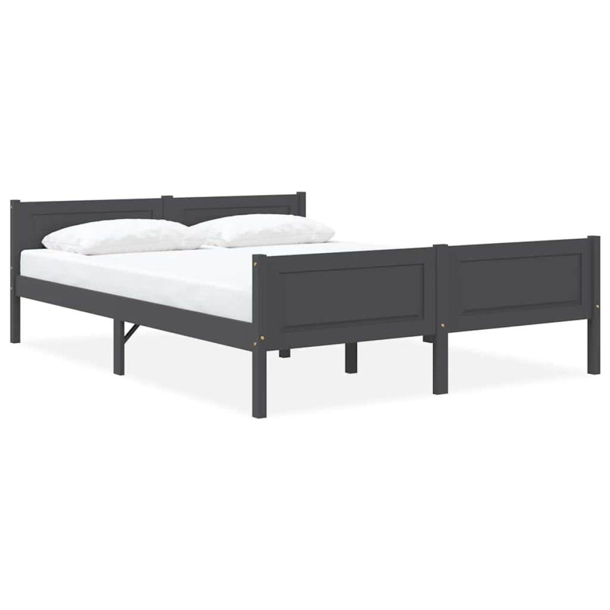 vidaXL Bed Frame | Natural wood | Solid pinewood, plywood | Single | Bed Frame - from vidaXL