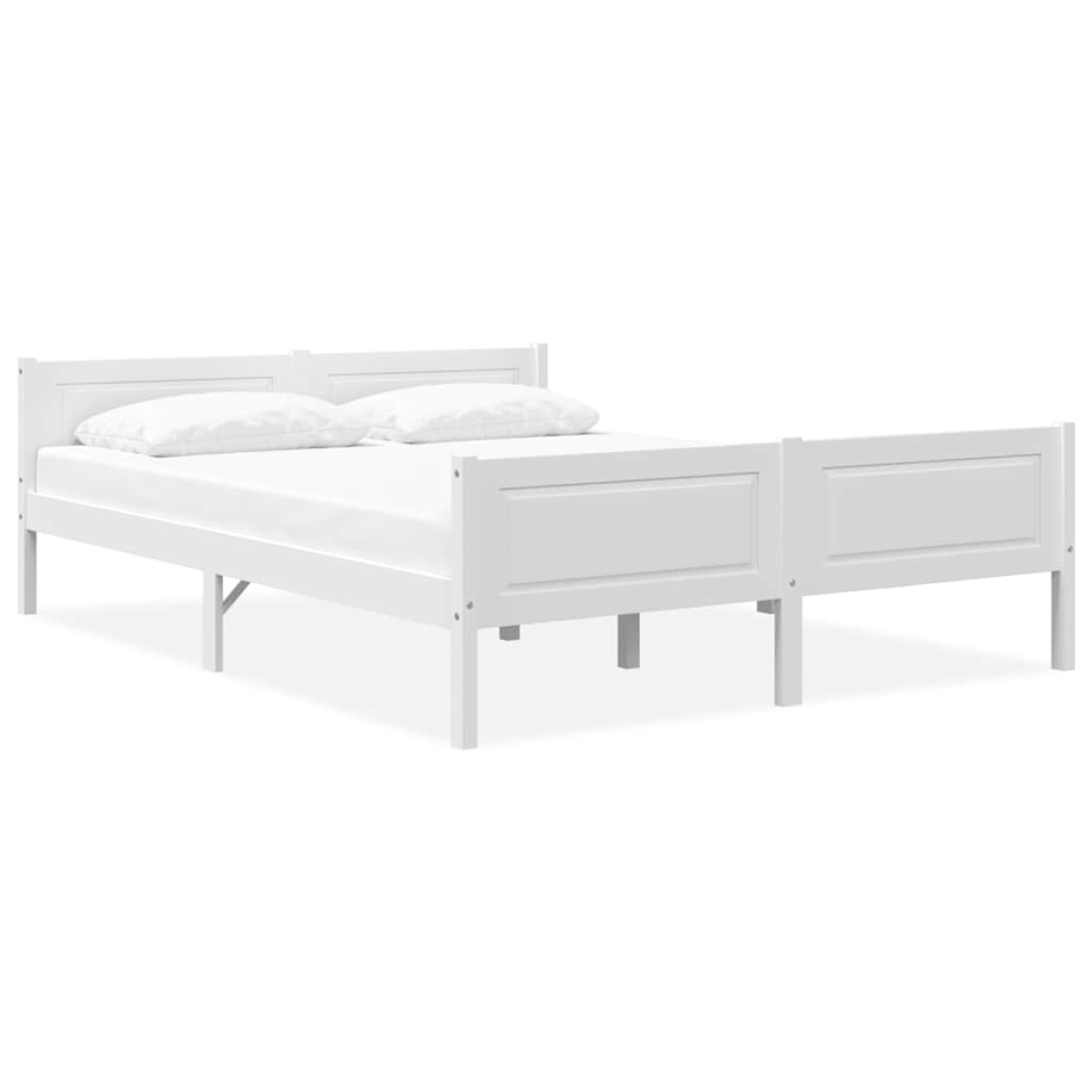 vidaXL Bed Frame | Natural wood | Solid pinewood, plywood | Single | Bed Frame - from vidaXL