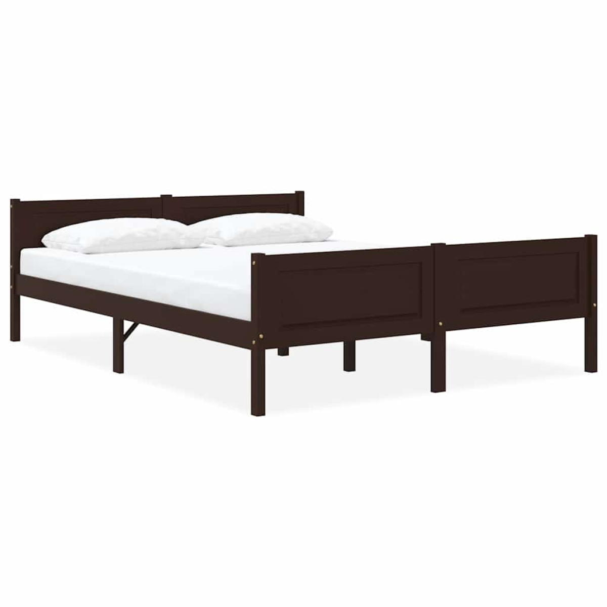 vidaXL Bed Frame | Natural wood | Solid pinewood, plywood | Single | Bed Frame - from vidaXL