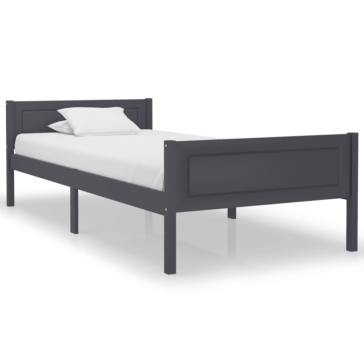 vidaXL Bed Frame | Natural wood | Solid pinewood, plywood | Single | Bed Frame - from vidaXL