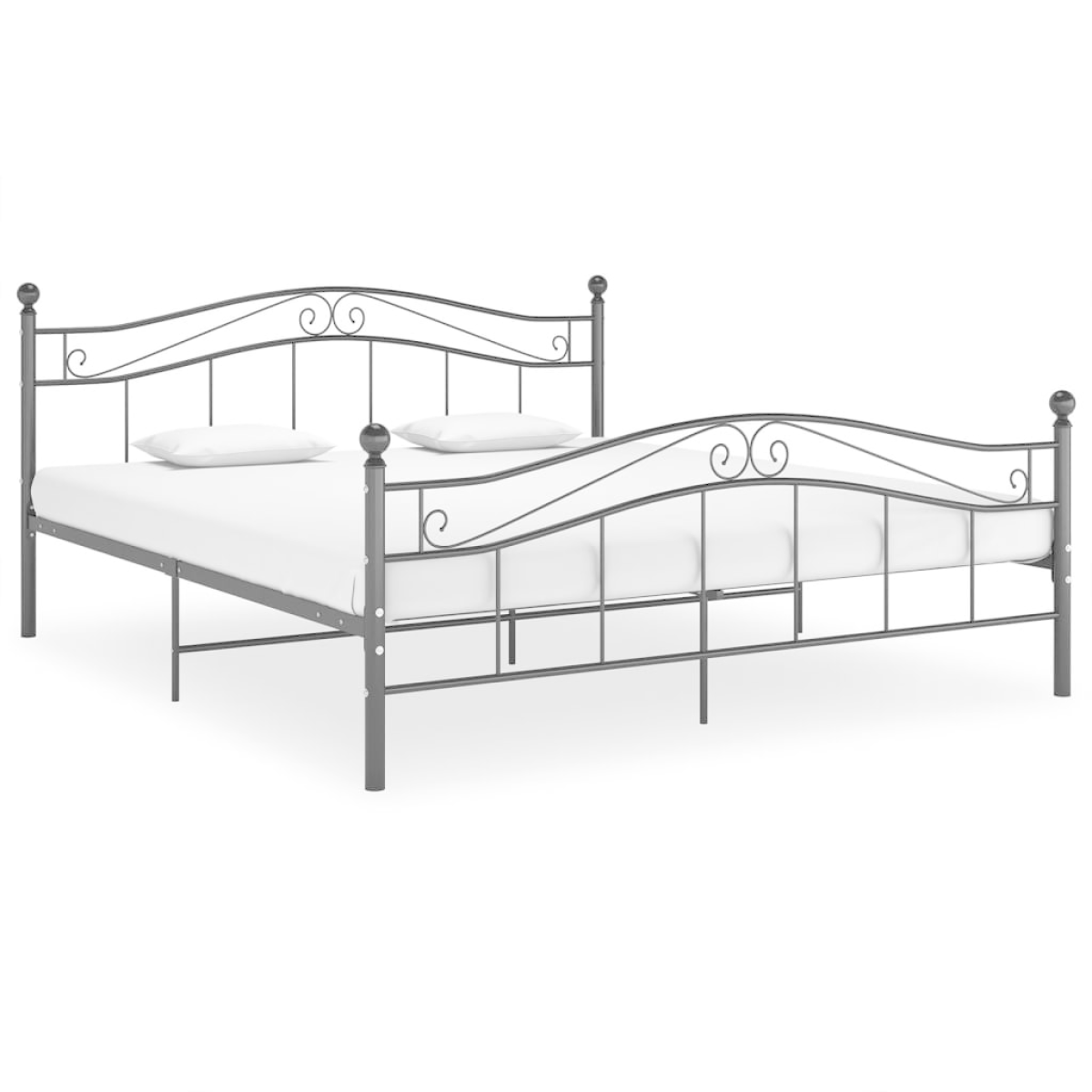 vidaXL Bed Frame | Black | Powder-coated metal | 120x200 cm | Bed Frame - from vidaXL