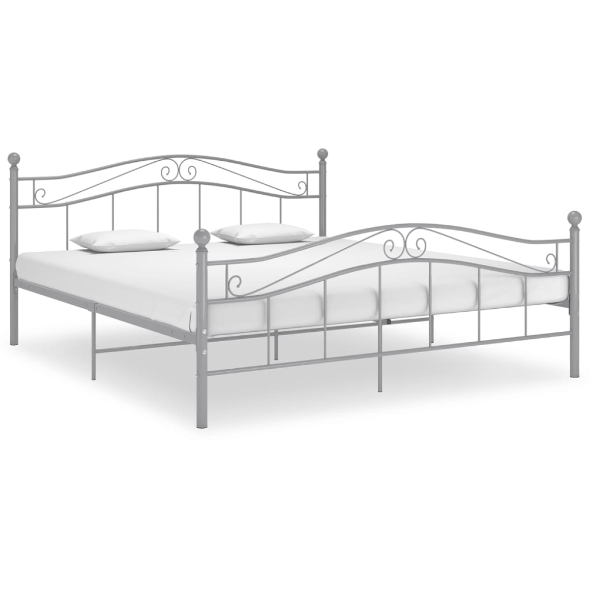 vidaXL Bed Frame | Black | Powder-coated metal | 120x200 cm | Bed Frame - from vidaXL