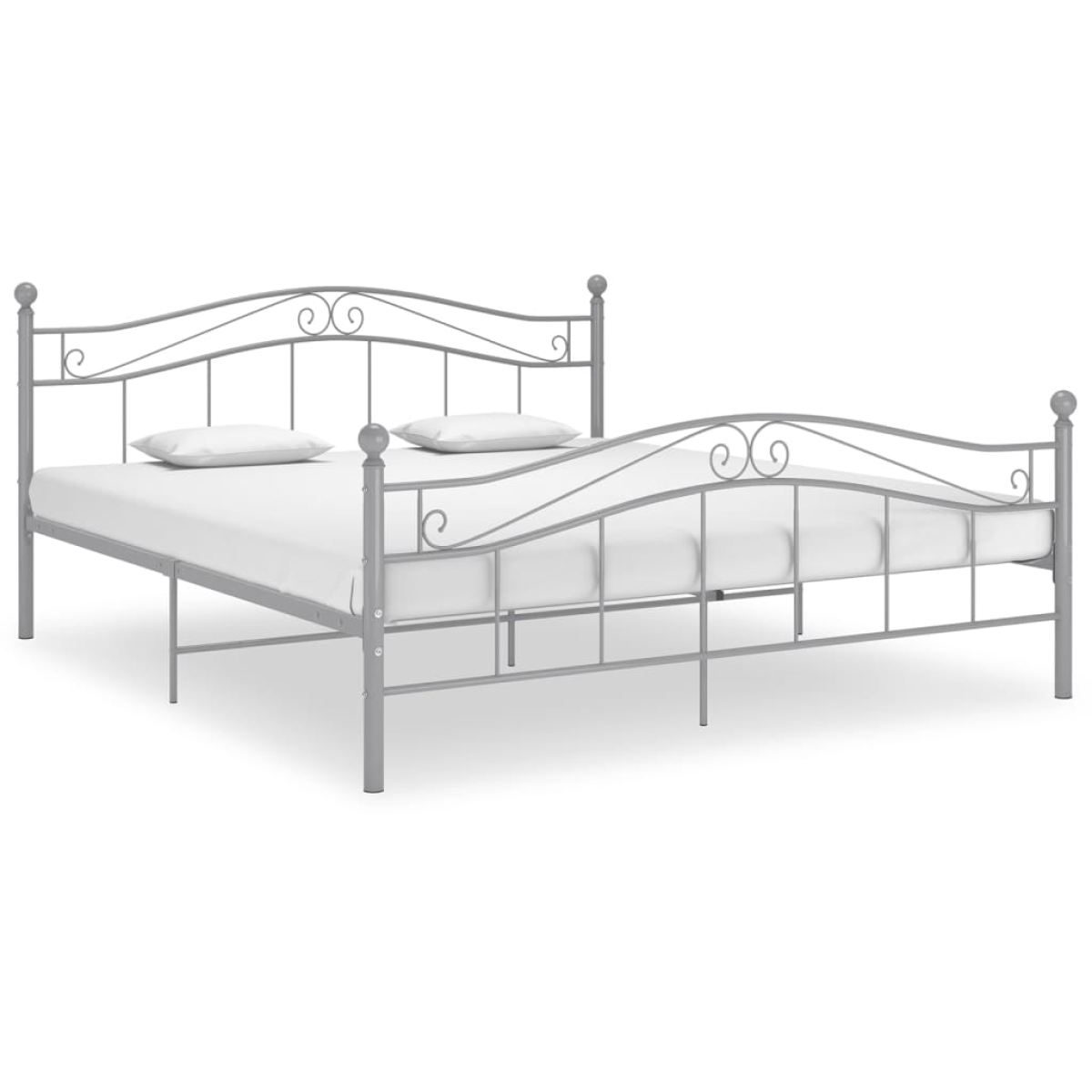 vidaXL Bed Frame | Black | Powder-coated metal | 120x200 cm | Bed Frame - from vidaXL