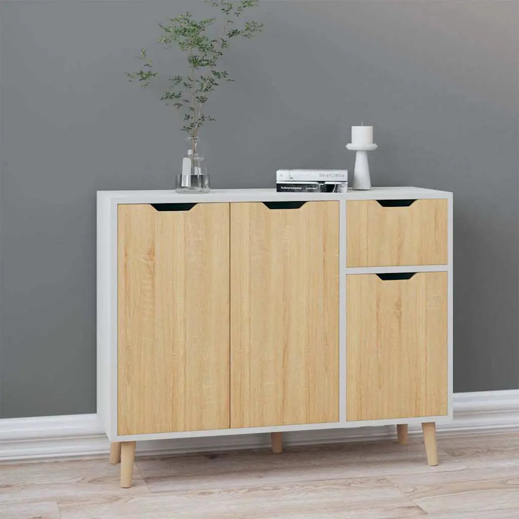 vidaXL vidaXL Sideboard Sonoma Oak 90x30x72 cm Engineered Wood - Sideboard