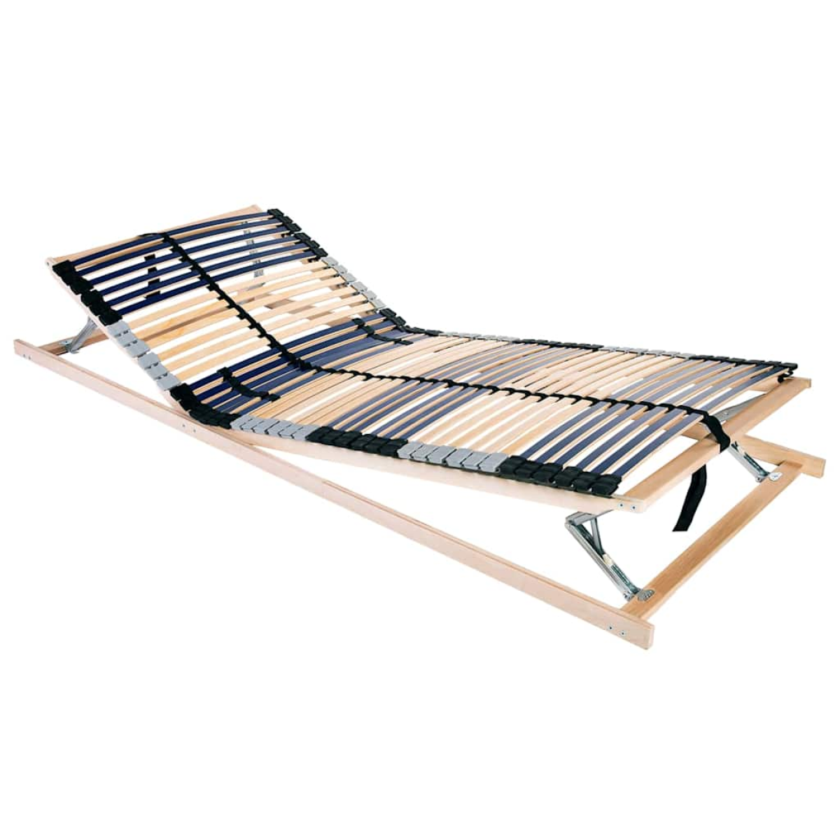 vidaXL Slatted Bed Base Brown 70 x 190 cm Solid Beech Wood - from vidaXL