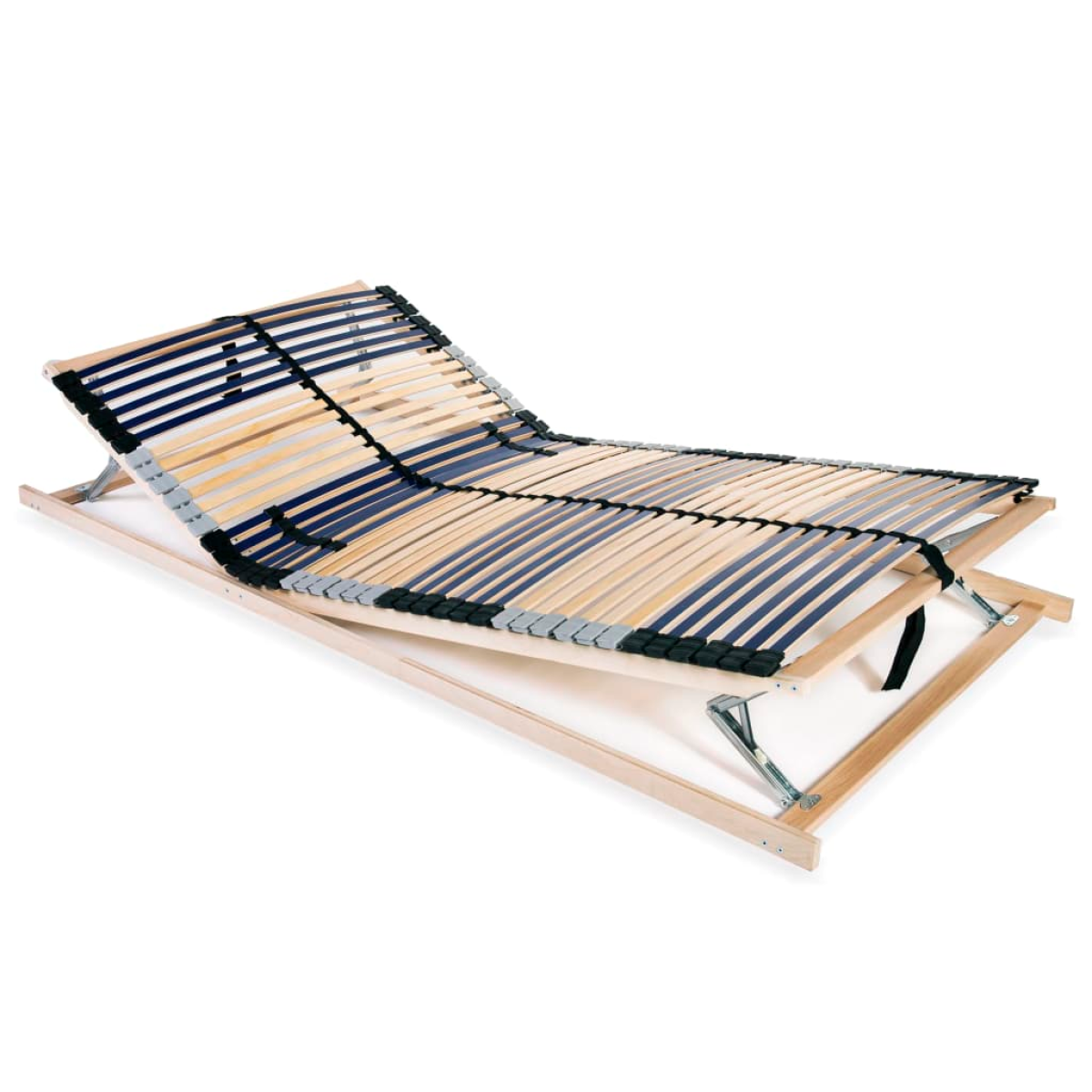 vidaXL Slatted Bed Base Brown 70 x 190 cm Solid Beech Wood - from vidaXL