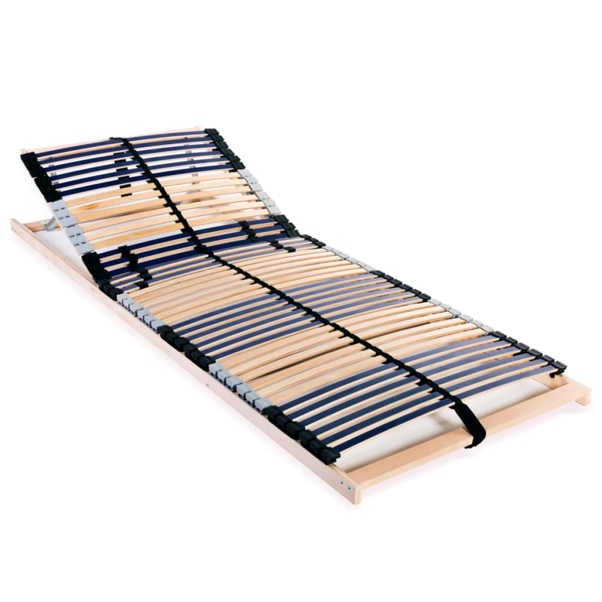 vidaXL Slatted Bed Base Brown 70 x 190 cm Solid Beech Wood - from vidaXL