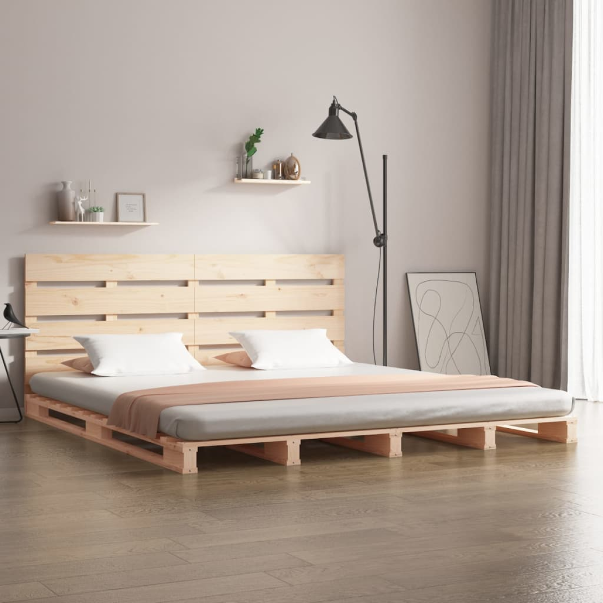 vidaXL Bed Frame without Mattress 90x190 cm Single Solid Wood Pine Single - from vidaXL