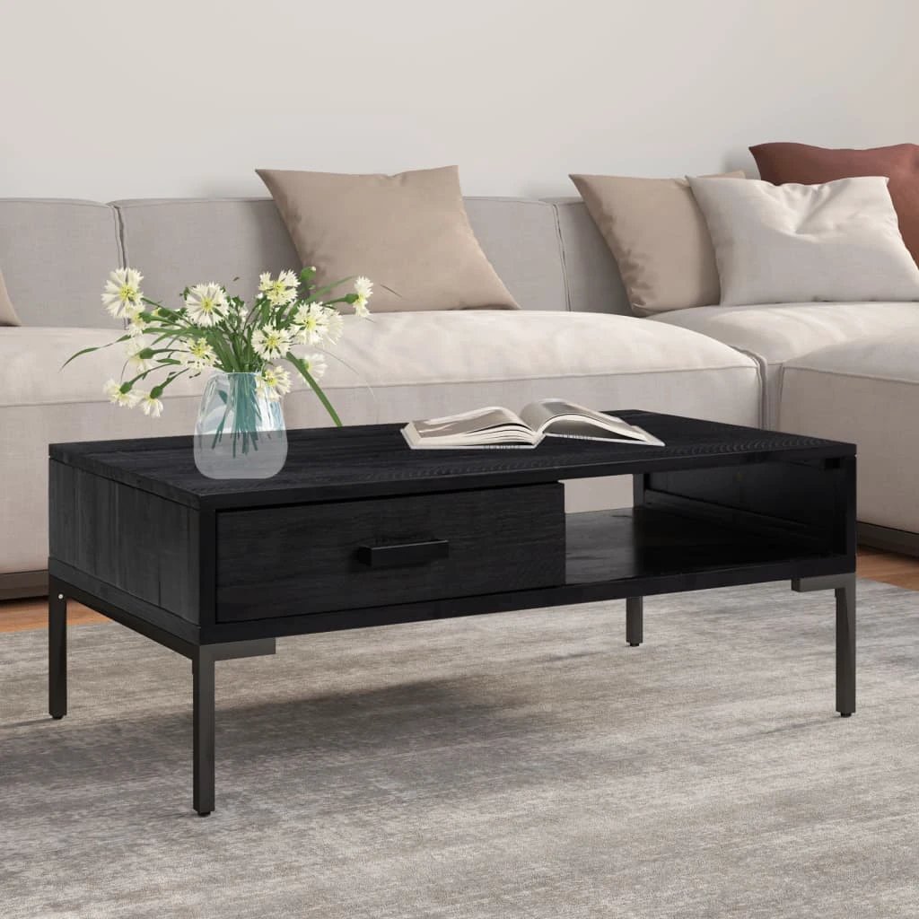 vidaXL vidaXL Coffee Table 90x50x35 Solid Pine Vintage - Coffee Table
