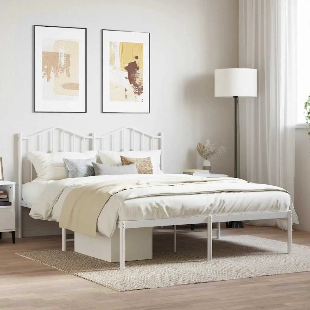 vidaXL Bed Frame | Black | Steel | Single | Bed Frame | Rectangular | Modern - from vidaXL