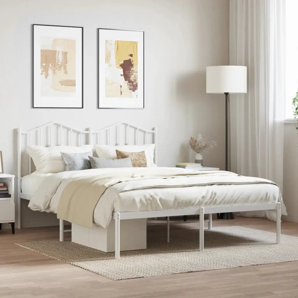 vidaXL Bed Frame | Black | Steel | Single | Bed Frame | Rectangular | Modern - from vidaXL
