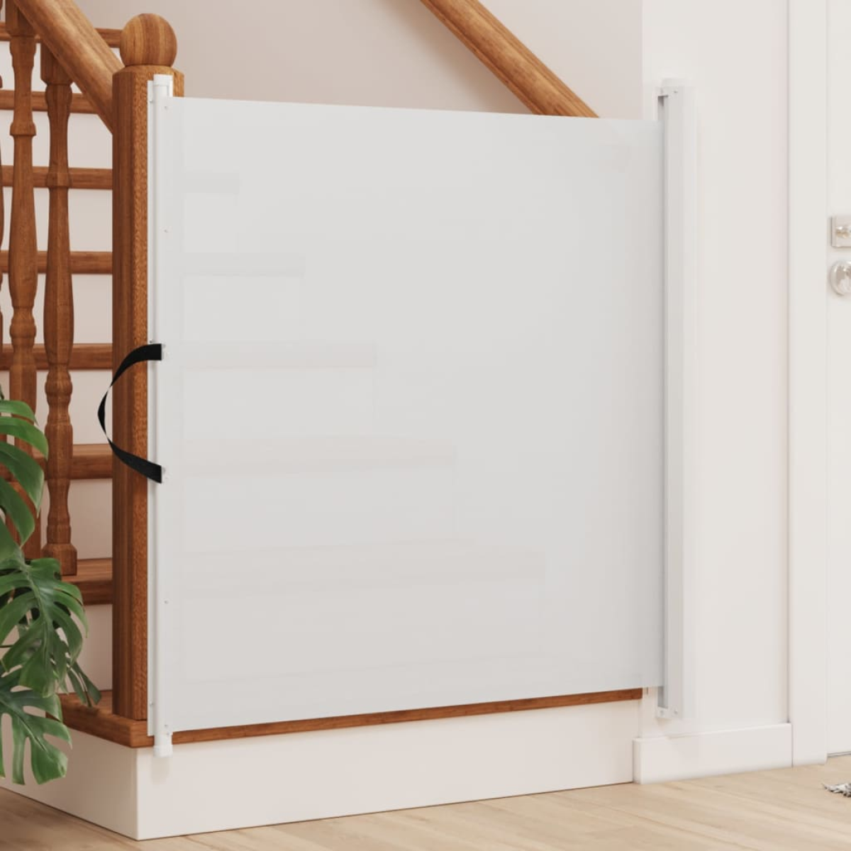 vidaXL Retractable Pet Gate White 82.5x125 cm - from vidaXL
