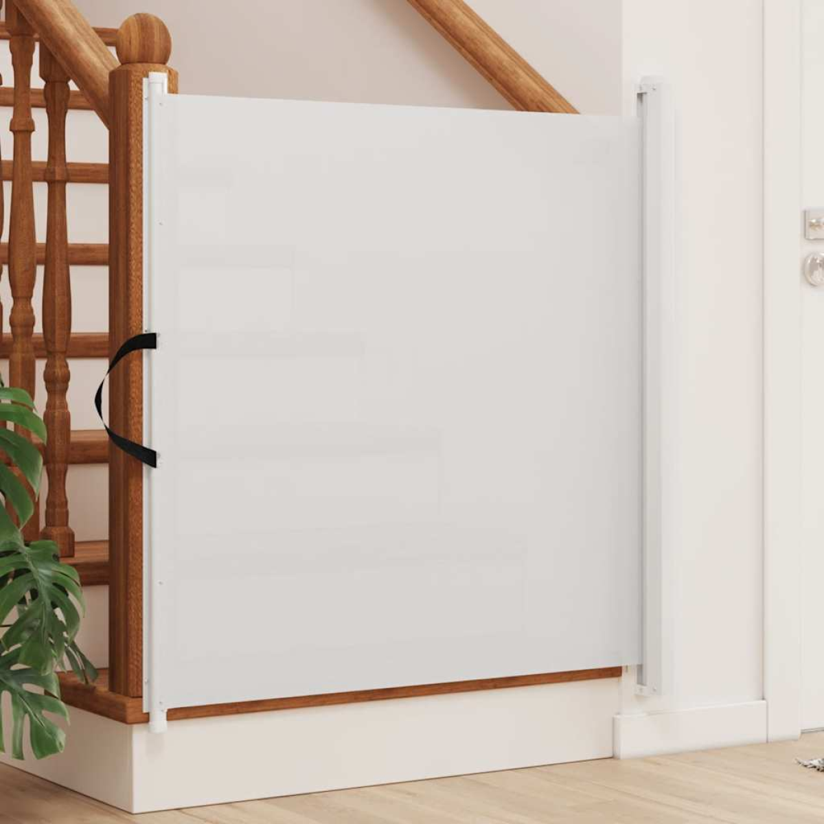 vidaXL Retractable Pet Gate White 82.5x125 cm - from vidaXL