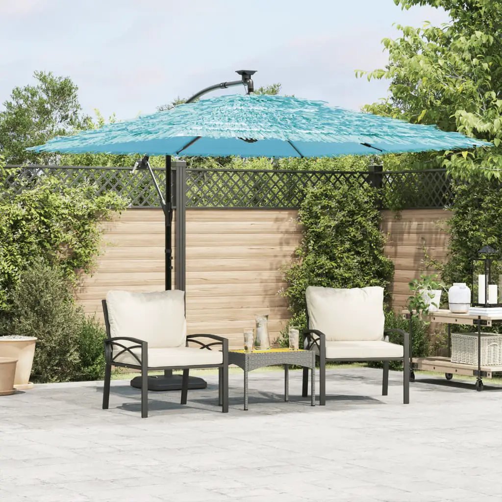 vidaXL vidaXL Garden Parasol with Steel Pole Brown 246x246x230 cm - Parasol