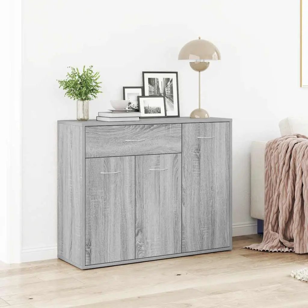 vidaXL vidaXL Sideboard Smoked Oak 88x30x70 cm Engineered Wood - Sideboard