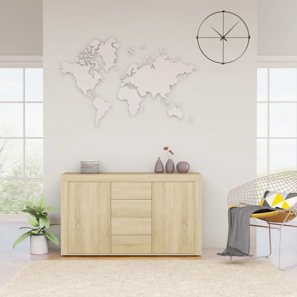 vidaXL vidaXL Sideboard Smoked Oak 120x36x69 cm Engineered Wood - Sideboard