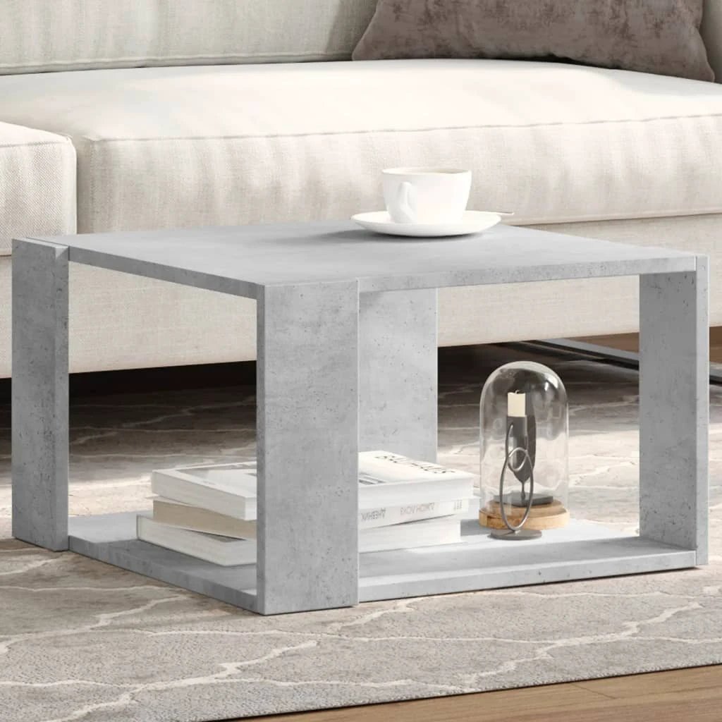 vidaXL VidaXL Coffee Table 32 x 32 x 30 Cm Engineered Wood Contemporary Living Room Furniture - Coffee Table