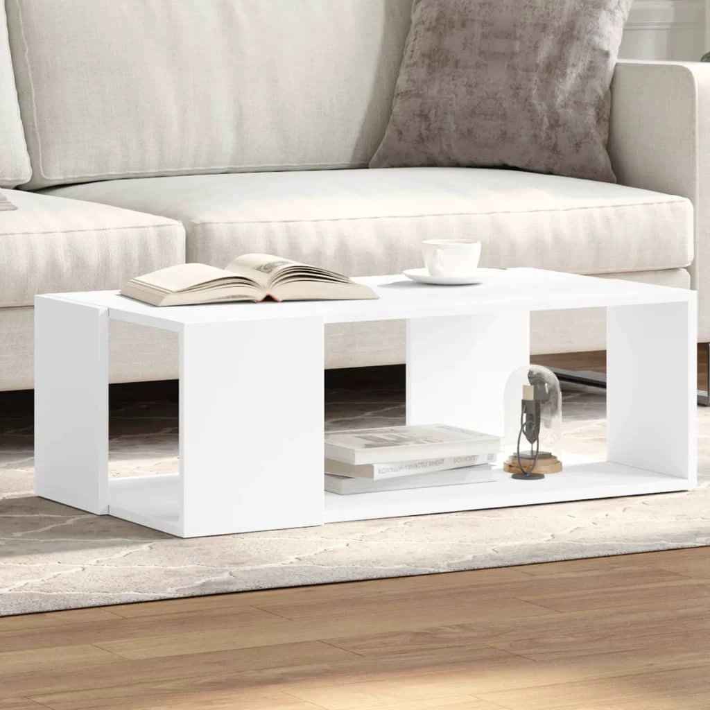 vidaXL VidaXL Coffee Table 32 x 32 x 30 Cm Engineered Wood Contemporary Living Room Furniture - Coffee Table