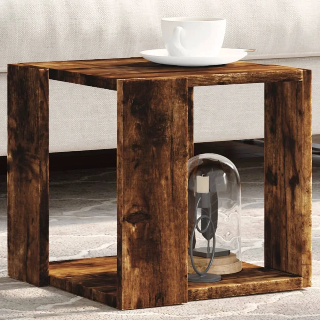 VidaXL Coffee Table 32 x 32 x 30 Cm Engineered Wood Contemporary Living Room Furniture by vidaXL