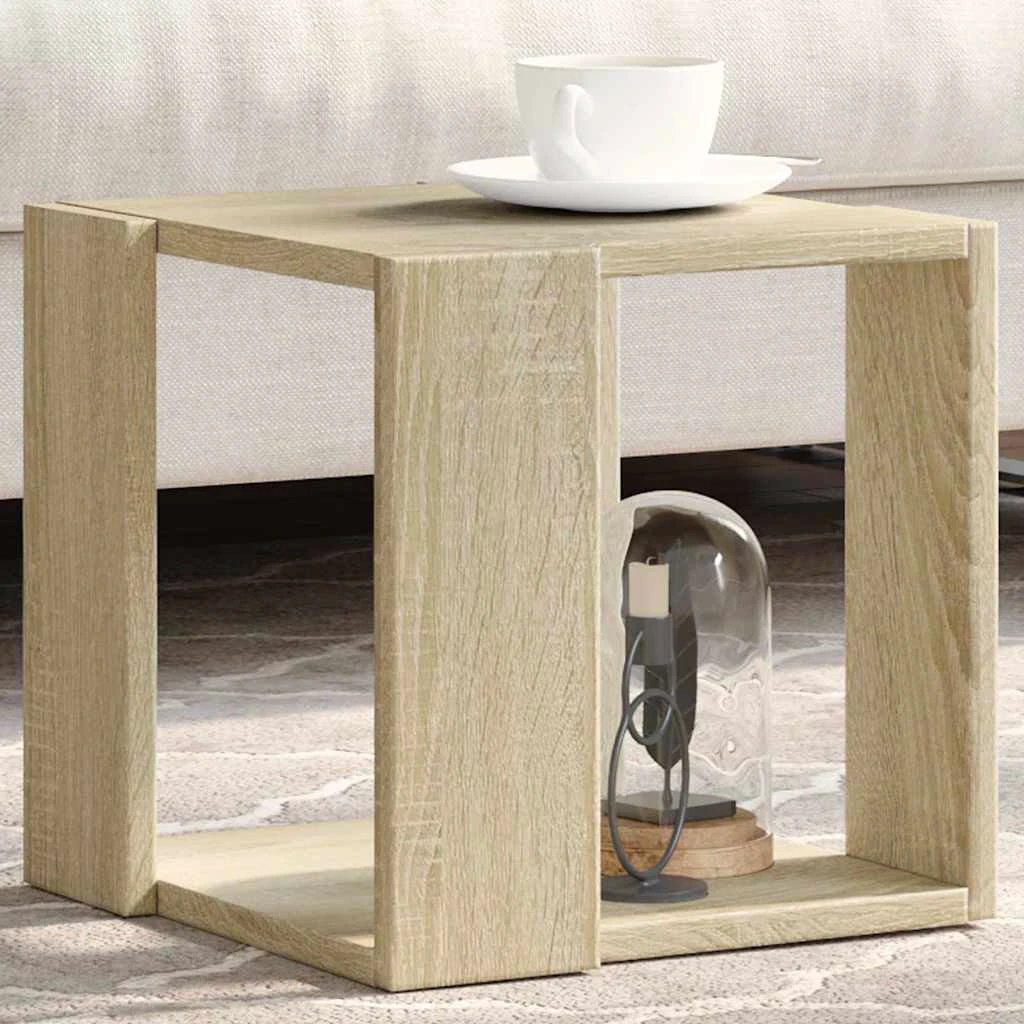 VidaXL Coffee Table 32 x 32 x 30 Cm Engineered Wood Contemporary Living Room Furniture by vidaXL