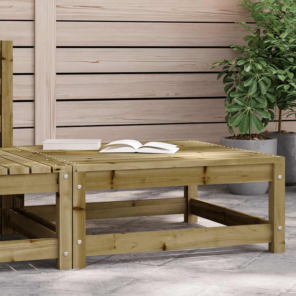 vidaXL vidaXL Garden Sofa | Pine Wood Colour | Solid Pine Wood | 70x70 | Modular - Garden Sofa Sets