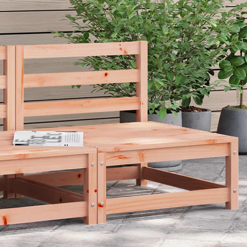 vidaXL vidaXL Garden Sofa | Pine Wood Colour | Solid Pine Wood | 70x70 | Modular - Garden Sofa Sets