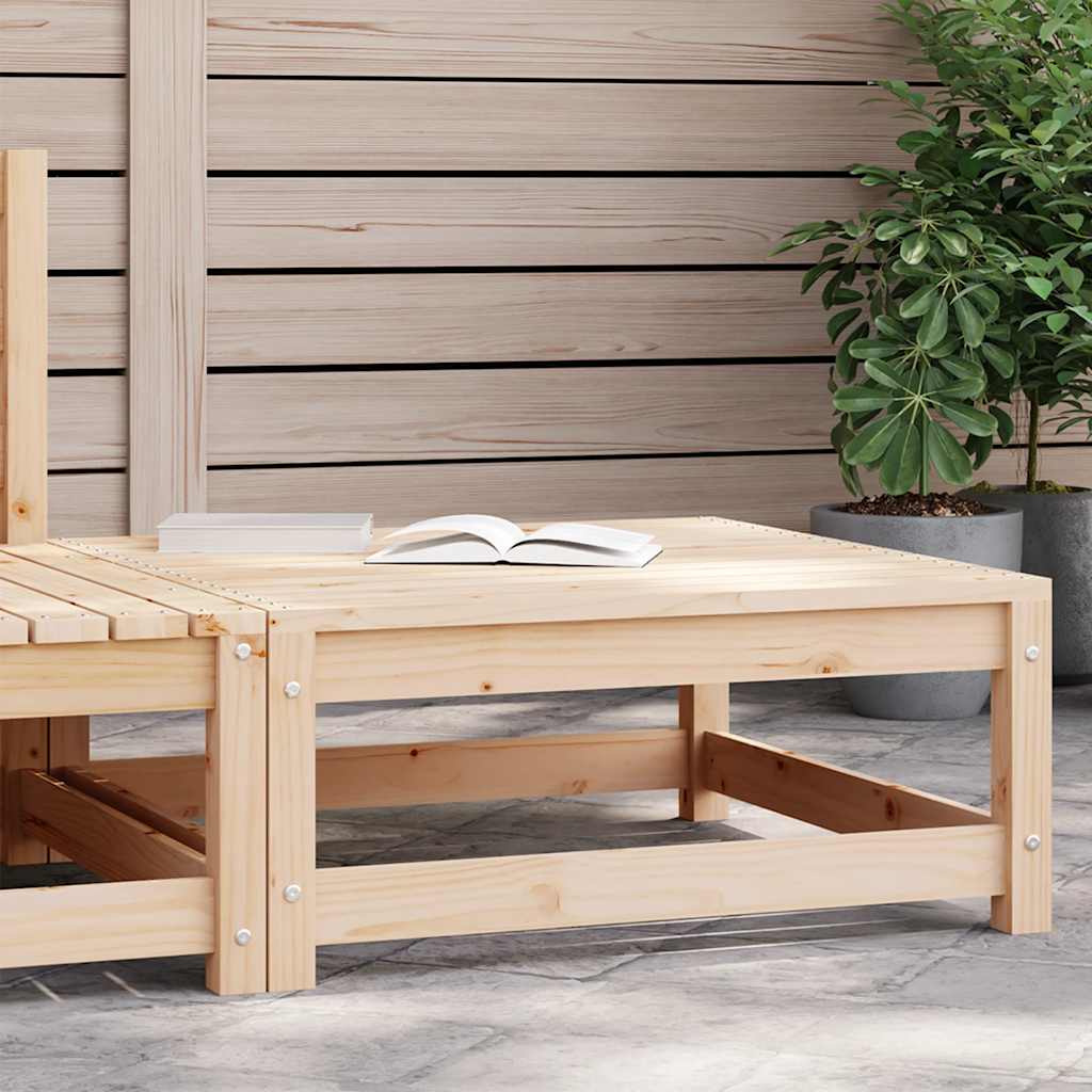 vidaXL vidaXL Garden Sofa | Pine Wood Colour | Solid Pine Wood | 70x70 | Modular - Garden Sofa Sets
