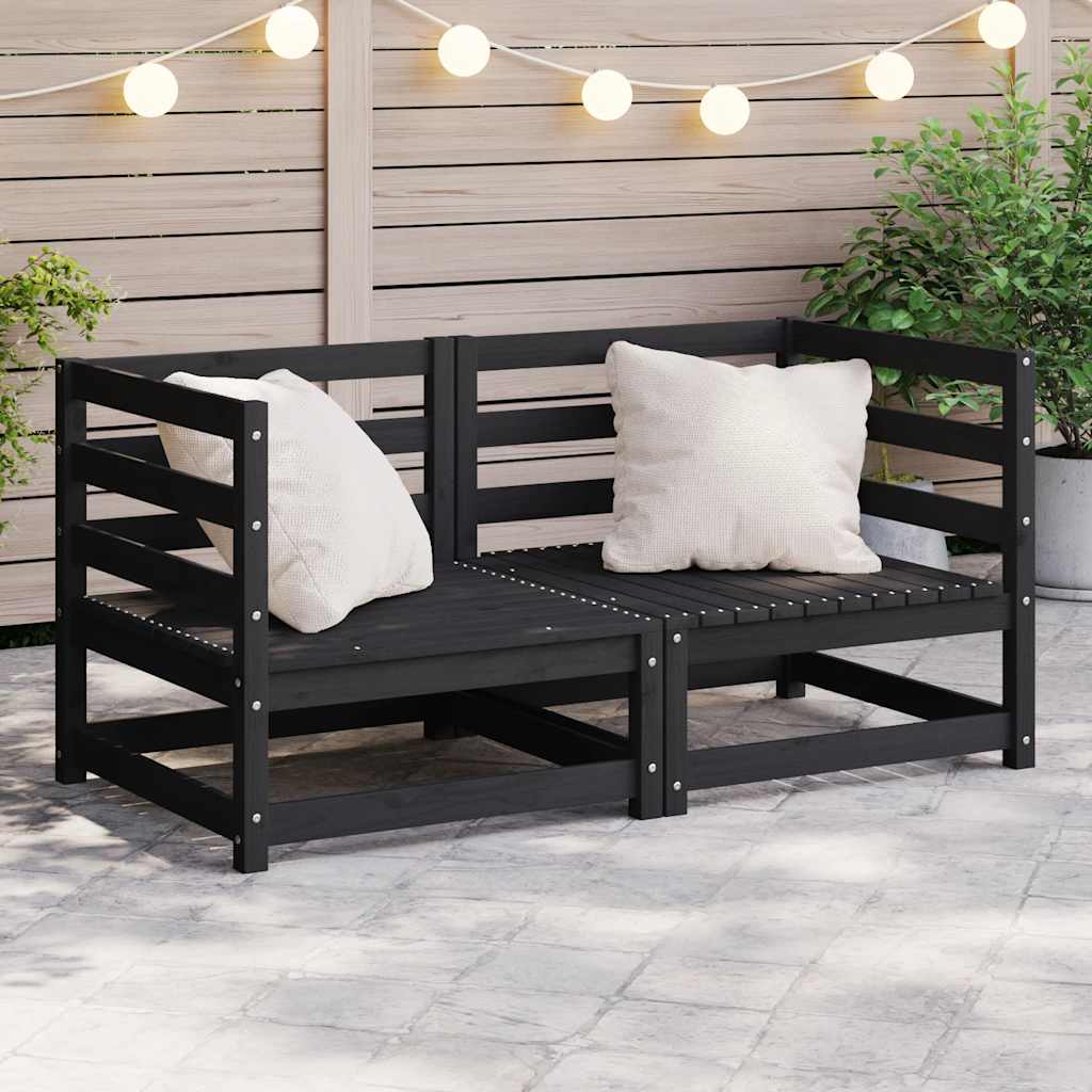 vidaXL vidaXL Garden Sofa | Pine Wood Colour | Solid Pine Wood | 70x70 | Modular - Garden Sofa Sets