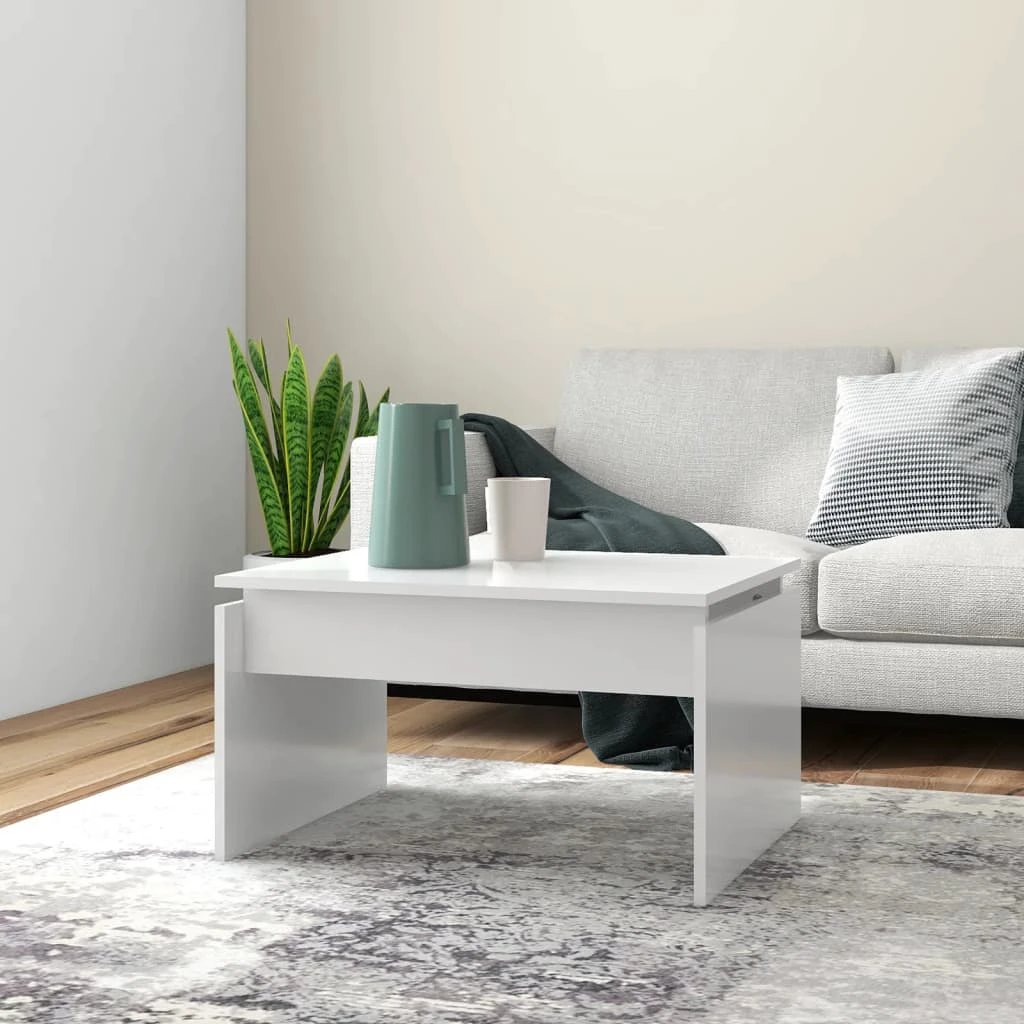 vidaXL VidaXL Coffee Table 68x50x38cm Black Oak Living - Coffee Table