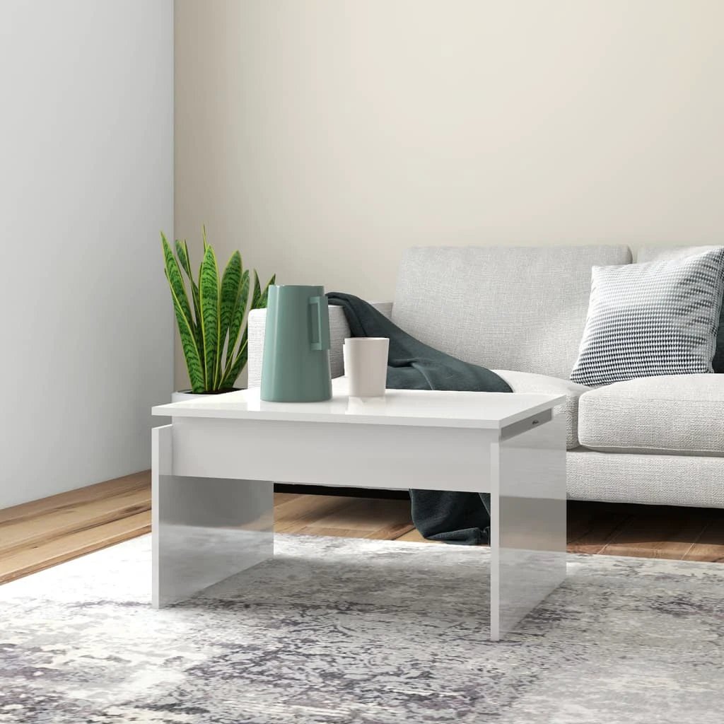 vidaXL VidaXL Coffee Table 68x50x38cm Black Oak Living - Coffee Table