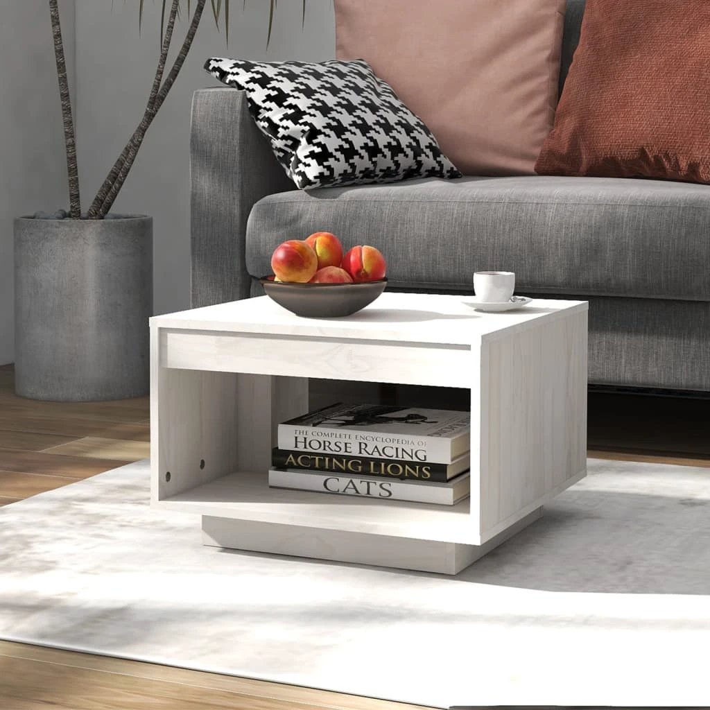 vidaXL vidaXL Coffee Table 50x50x33.5 cm Solid Pine - Coffee Table