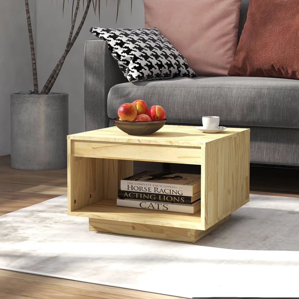 vidaXL vidaXL Coffee Table 50x50x33.5 cm Solid Pine - Coffee Table