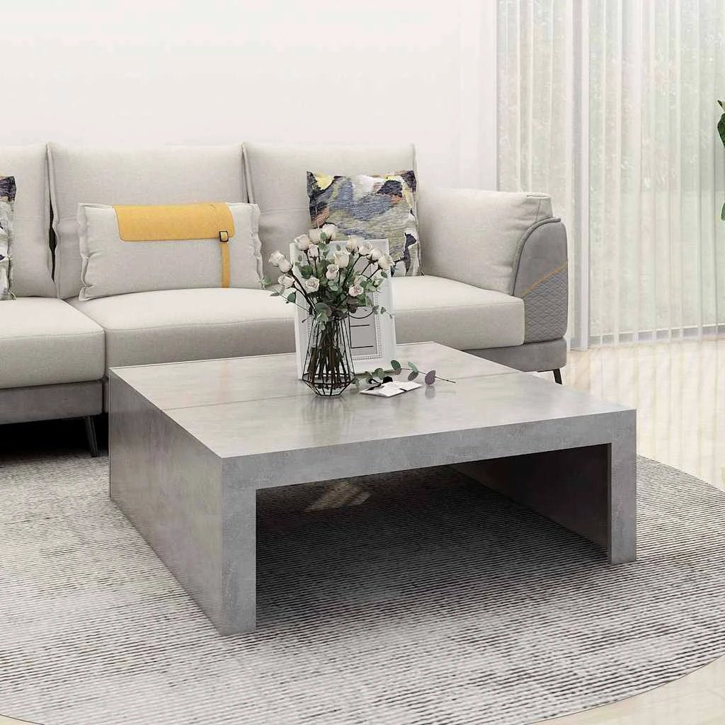 vidaXL VidaXL Coffee Table 50x50x35 cm Engineered Wood Rustic Living Room Centerpiece For Modern Homes - Coffee Table