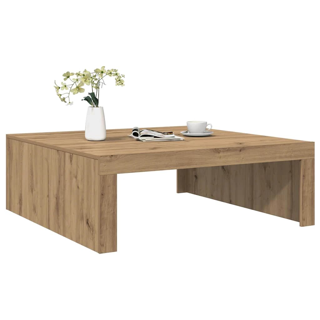 vidaXL VidaXL Coffee Table 50x50x35 cm Engineered Wood Rustic Living Room Centerpiece For Modern Homes - Coffee Table