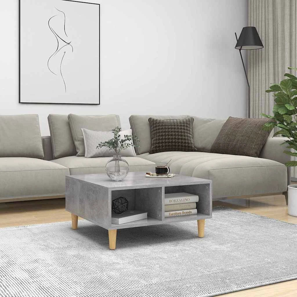 vidaXL VidaXL Coffee Table 60x60x30 cm Engineered Wood Contemporary Design For Living Room - Coffee Table