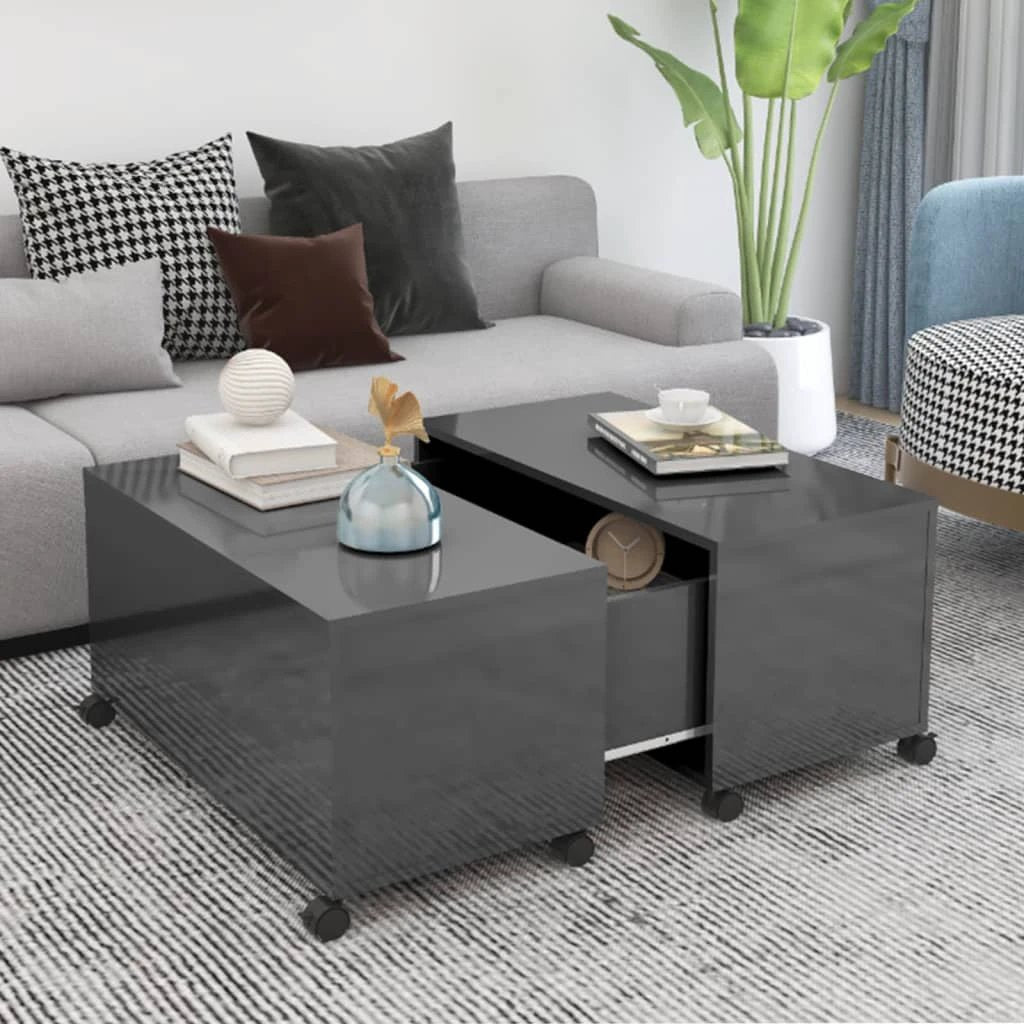 VidaXL Coffee Table 75x75x38 cm Engineered Wood by vidaXL