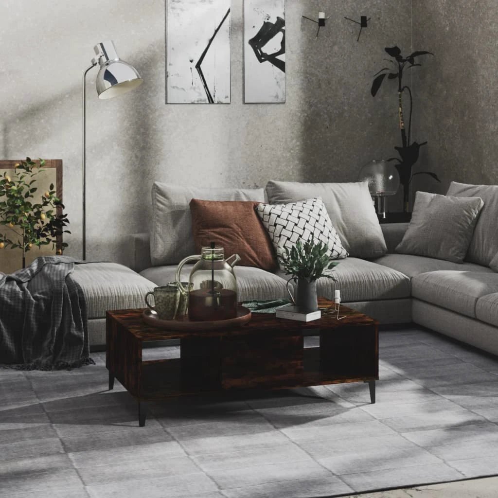 vidaXL Coffee Table 103.5x60x35 WithStorageShelf by vidaXL