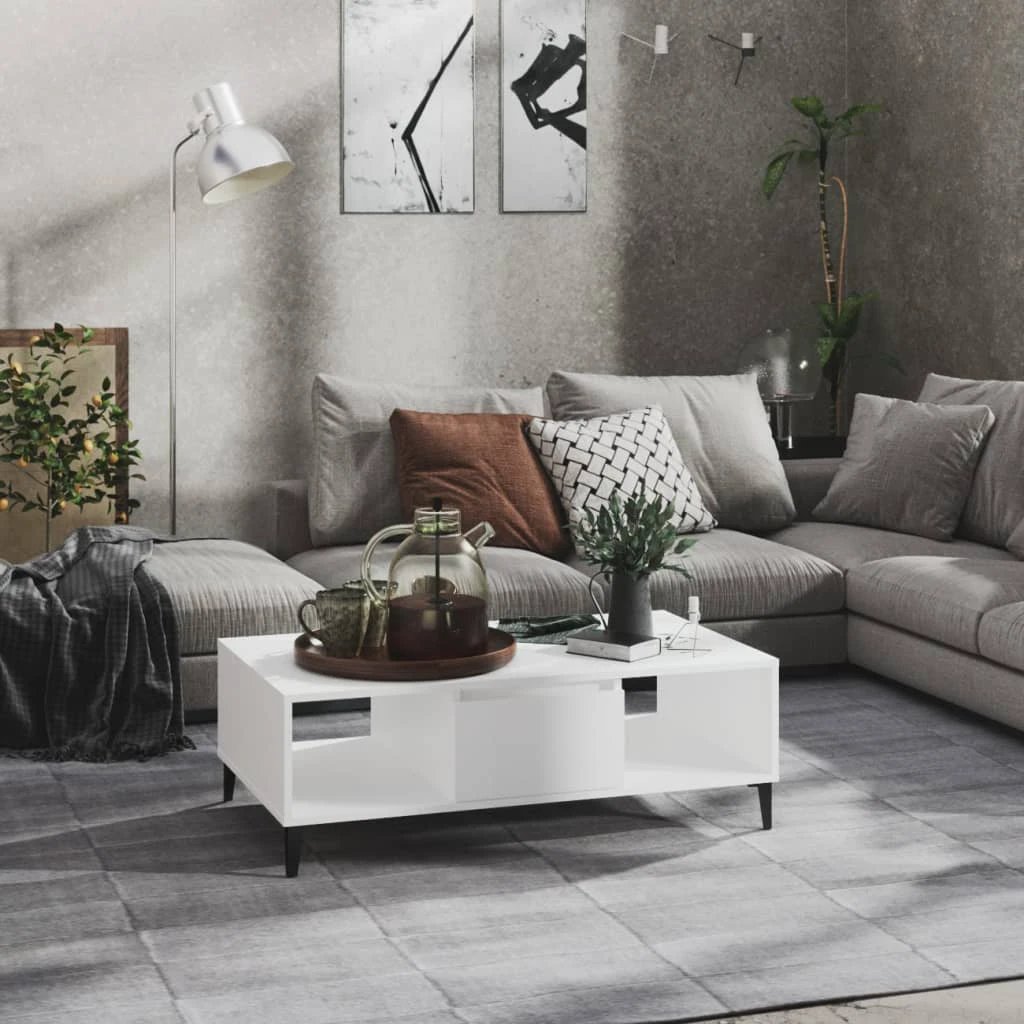 vidaXL Coffee Table 103.5x60x35 WithStorageShelf by vidaXL