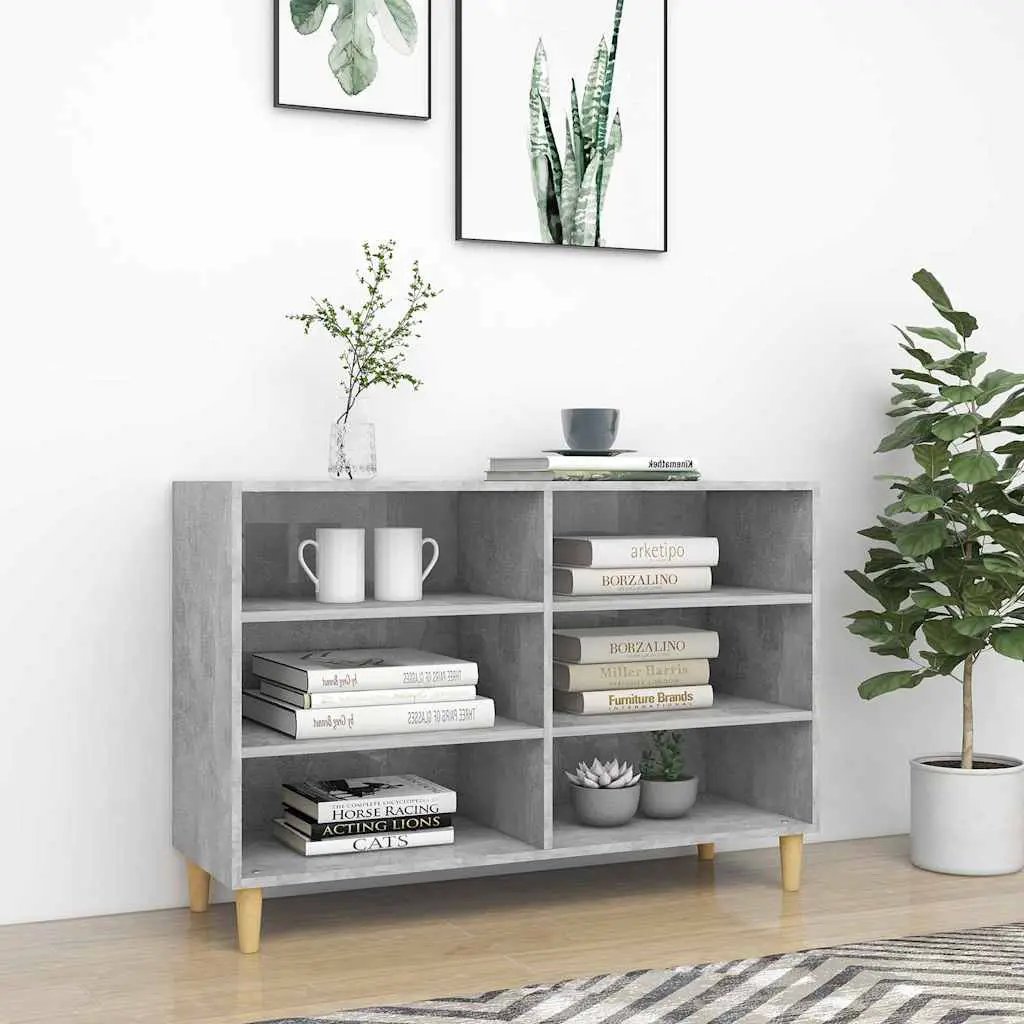 vidaXL vidaXL Sideboard Smoked Oak 103.5x35x70 cm Engineered Wood - Sideboard