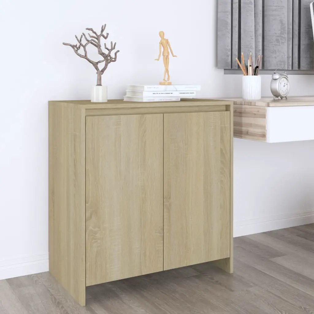vidaXL vidaXL Sideboard Smoked Oak 70x41x75 cm Engineered Wood - Sideboard