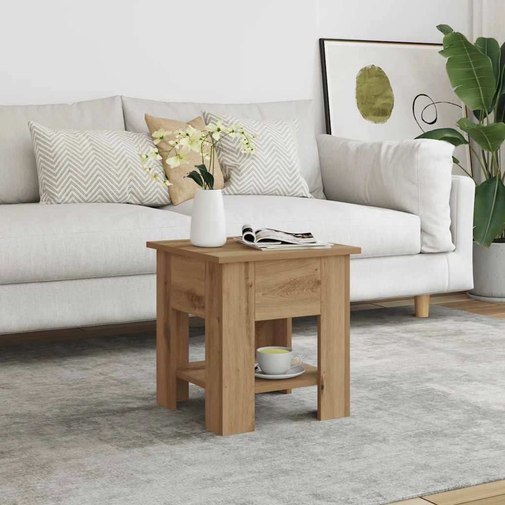 vidaXL vidaXL Coffee Table 102 x 55 x 42 cm Engineered Wood With Storage Shelf For Living Room Decor - Coffee Table