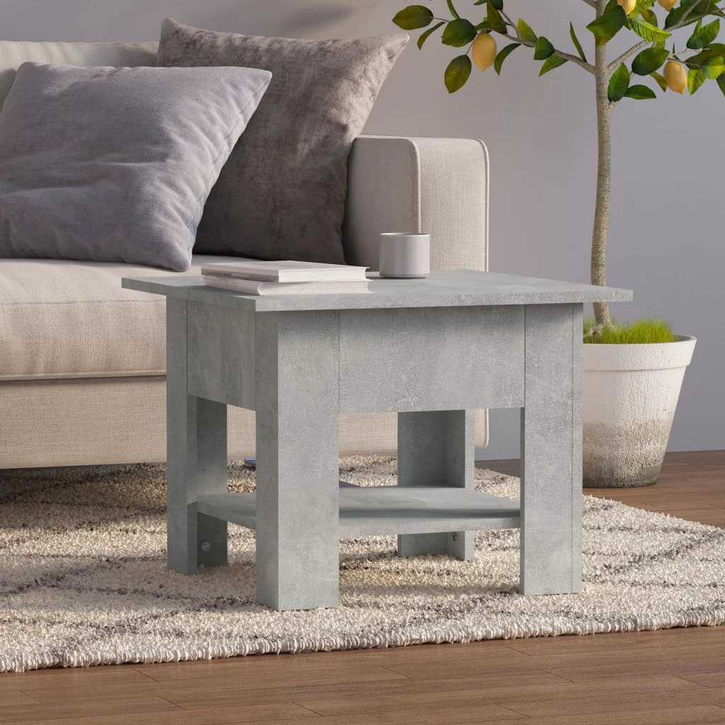 vidaXL Coffee Table 102 x 55 x 42 cm Engineered Wood With Storage Shelf For Living Room Decor by vidaXL