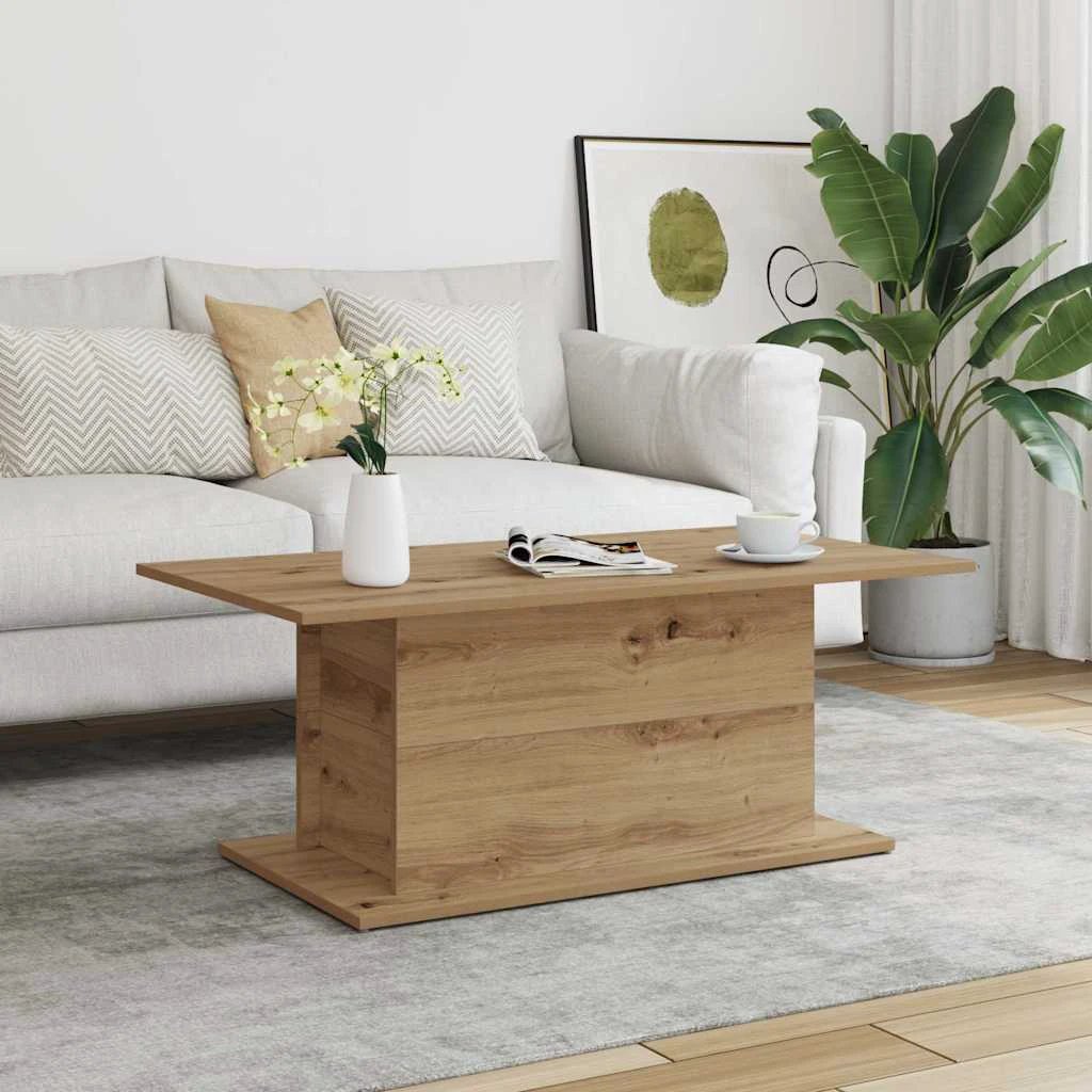 vidaXL Coffee Table 102 x 55.5 x 40 cm Engineered Wood for Modern Living Rooms Decor by vidaXL