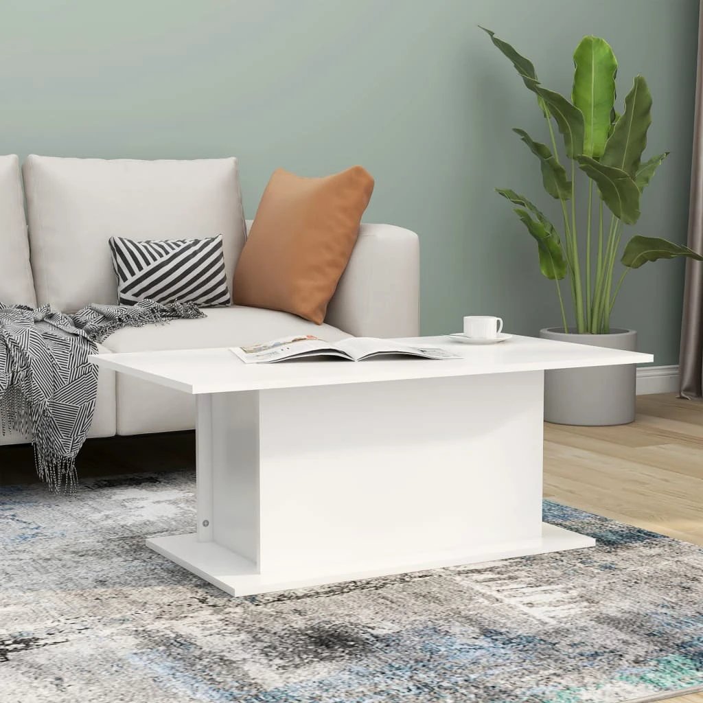 vidaXL vidaXL Coffee Table 102 x 55.5 x 40 cm Engineered Wood for Modern Living Rooms Decor - Coffee Table